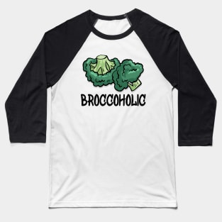 Vegan - Broccoholic Baseball T-Shirt